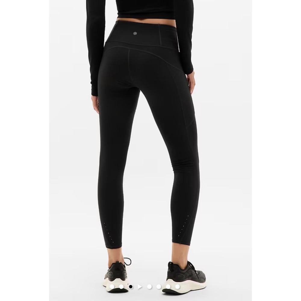 Athleta Ranier High Rise‎ Leggings Womens S Black Athleisure Workout Activewear - Picture 10 of 15